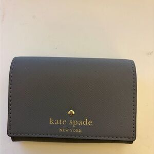 Kate Spade Charcoal Card Wallet